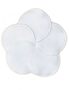 5 Disques démaquillants lavables bio HIPPIE
