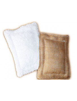 2 washable sponges zero waste LAVENDER