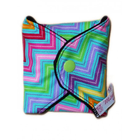 Serviette hygiénique lavable ZIG ZAG (M)