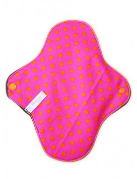 Serviette hygiénique lavable PETITS POIS (M)