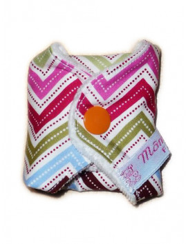 ZIG ZAG velvet washable panty liner (17 cm)