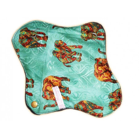 Serviette hygiénique lavable AFRICAN ELEPHANT (M)