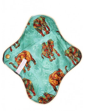 Serviette hygiénique lavable AFRICAN ELEPHANT (M)