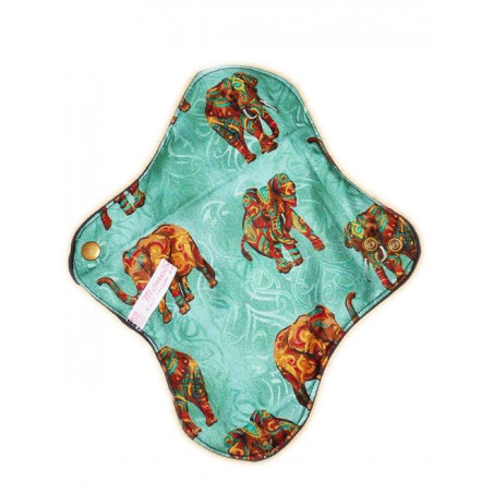 Serviette hygiénique lavable AFRICAN ELEPHANT (M)