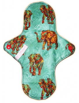 Serviette hygiénique lavable AFRICAN ELEPHANT (L)