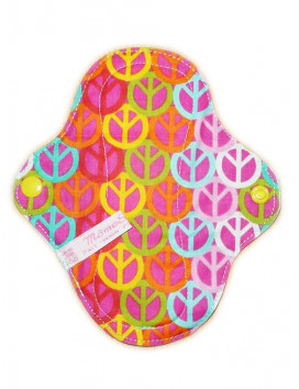 PEACE AND LOVE forro panty lavable (17 cm)