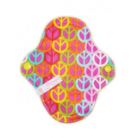 PEACE AND LOVE forro panty lavable (17 cm)
