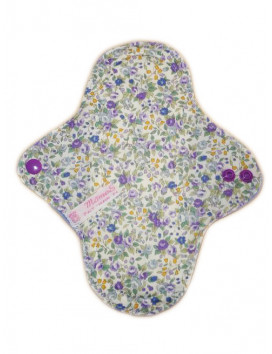 Protège-slip lavable LIBERTY VIOLETTES (22 cm)