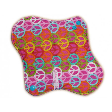 Washable sanitary napkin PEACE AND LOVE (M)