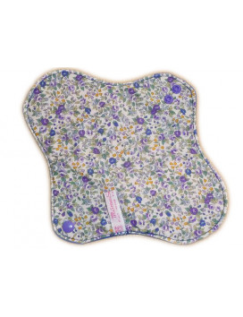 Serviette hygiénique lavable LIBERTY VIOLETTES (M)