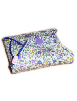 Serviette hygiénique lavable LIBERTY VIOLETTES (XL/ Nuit)