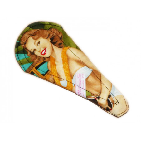 Protège-string lavable PIN-UP HAWAIENNE (16 cm)