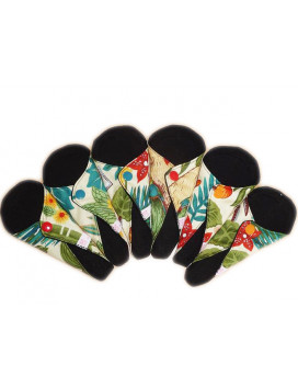 6 Protège-strings lavables FRIDA KHALO (16 cm)