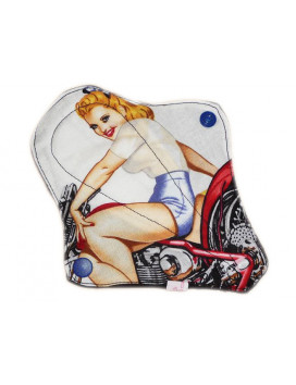 PIN-UP BIKER Protector de cuerda lavable (16 cm)