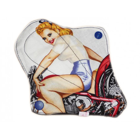 PIN-UP BIKER Protector de cuerda lavable (16 cm)