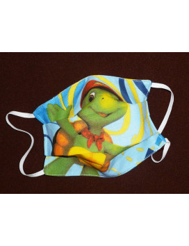 Masque en tissu lavable réversible enfant FRANKLIN