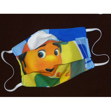 Máscara de tela lavable reversible para niños HANDY MANNY