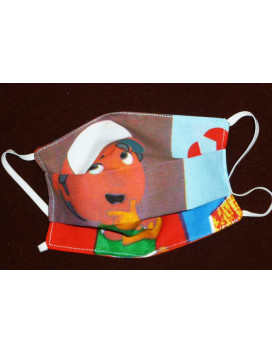 HANDY MANNY children's reversible washable fabric mask