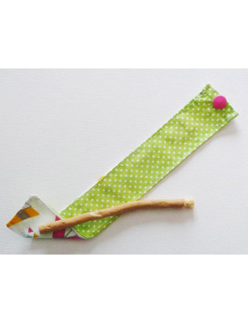 Brosse à dents naturelle Siwak et pochette en coton lavable - TIPIS