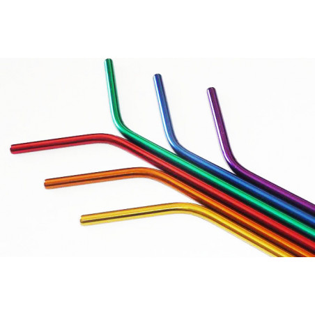 Washable and reusable stainless steel straw