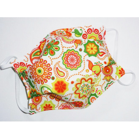 BOHEMIA reversible washable fabric mask