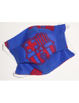 Masque en tissu lavable réversible FC BARCELONE