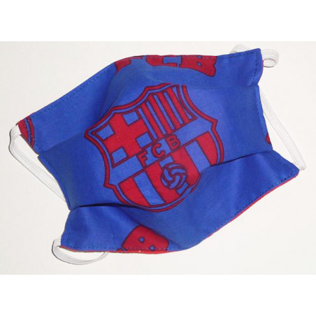 Maschera reversibile lavabile in tessuto FC BARCELONA