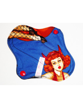 DEVIL PIN-UP forro panty lavable (17 cm)