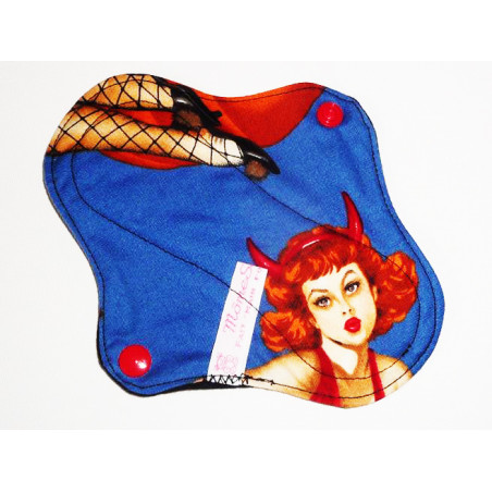 DEVIL PIN-UP forro panty lavable (17 cm)