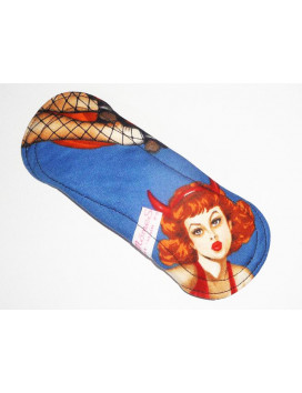 Protège-slip lavable PIN-UP DEVIL (17 cm)