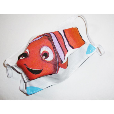 DIE WELT VON NEMO reversible waschbare Stoffmaske für Kinder