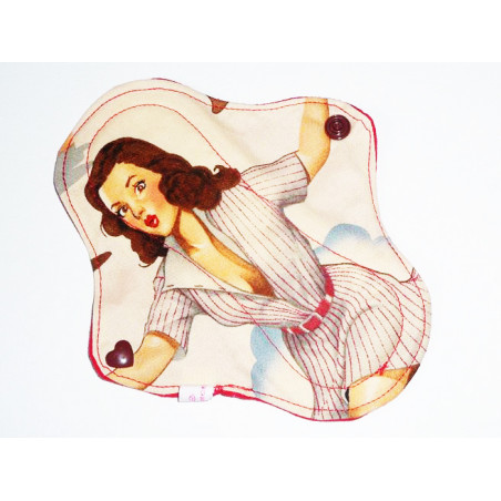 PIN-UP BASE-BALL washable panty liner (17 cm)