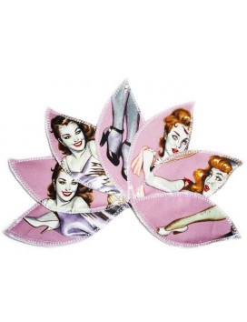 PIN-UP ZOMBIE wasbare interlabiale pad (set van 7) Maat L