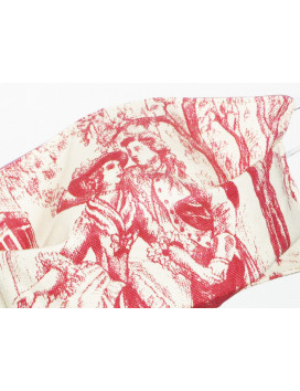 Masque en tissu lavable réversible TOILE DE JOUY