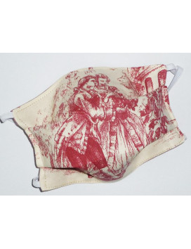 TOILE DE JOUY reversible waschbare Stoffmaske