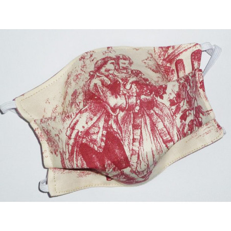 TOILE DE JOUY reversible waschbare Stoffmaske