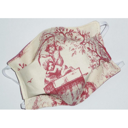 Máscara de tela lavable reversible TOILE DE JOUY