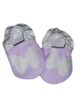 Baby Booties WHITE BUTTERFLY