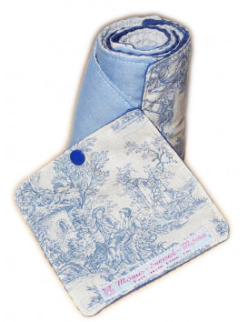 Papel higiénico lavable TOILE DE JOUY (10 hojas)