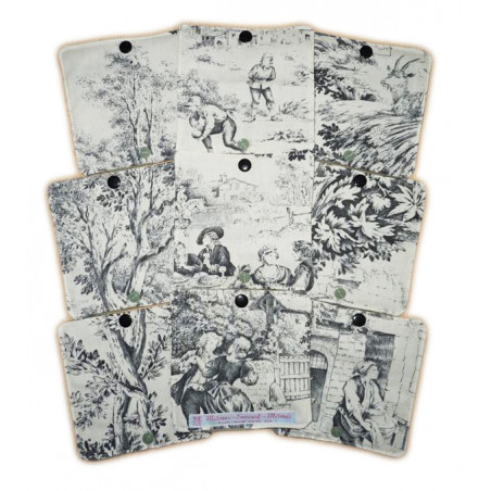 Papier toilette lavable TOILE DE JOUY