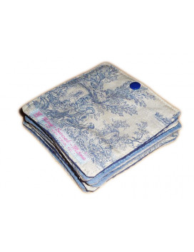 Papier toilette lavable TOILE DE JOUY (10 feuilles)