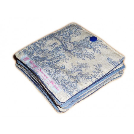 Papier toilette lavable TOILE DE JOUY (10 feuilles)