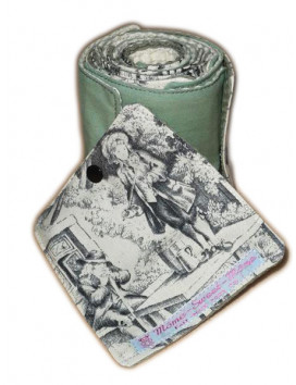 Papier toilette lavable TOILE DE JOUY (16 feuilles)