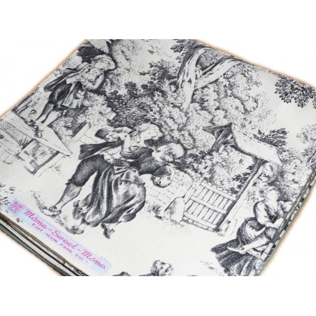 Essuie-tout lavable TOILE DE JOUY (8 feuilles)