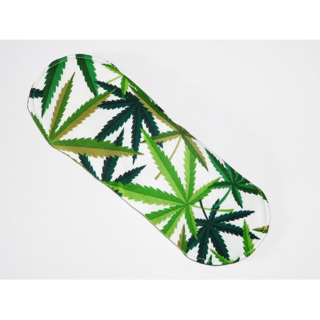 Serviette hygiénique lavable CANNABIS (M)