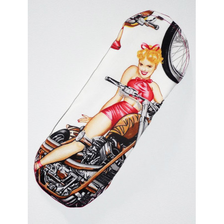 Serviette hygiénique lavable PIN-UP BIKER (M)