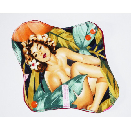 Serviette hygiénique lavable PIN-UP (M)