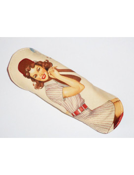 Serviette hygiénique lavable PIN-UP BASE BALL (S)