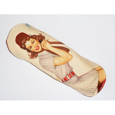 Serviette hygiénique lavable PIN-UP BASE BALL (S)