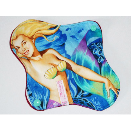 Washable sanitary napkin MERMAID (S)